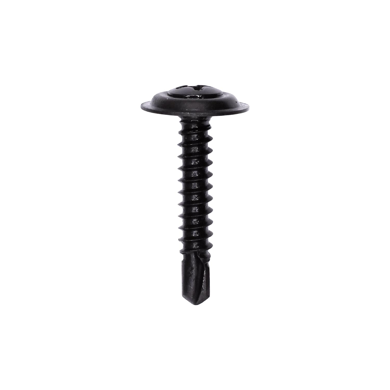 #8 X 1 FLAT SEMS D/S - Steel