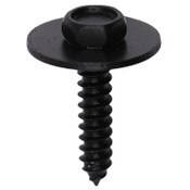 Slotted Hex Washer Head License Plate Screw - #14 Diameter; 3/4 Length; 1/2 (Zinc Finished) (250 Per Pack - Foto 2