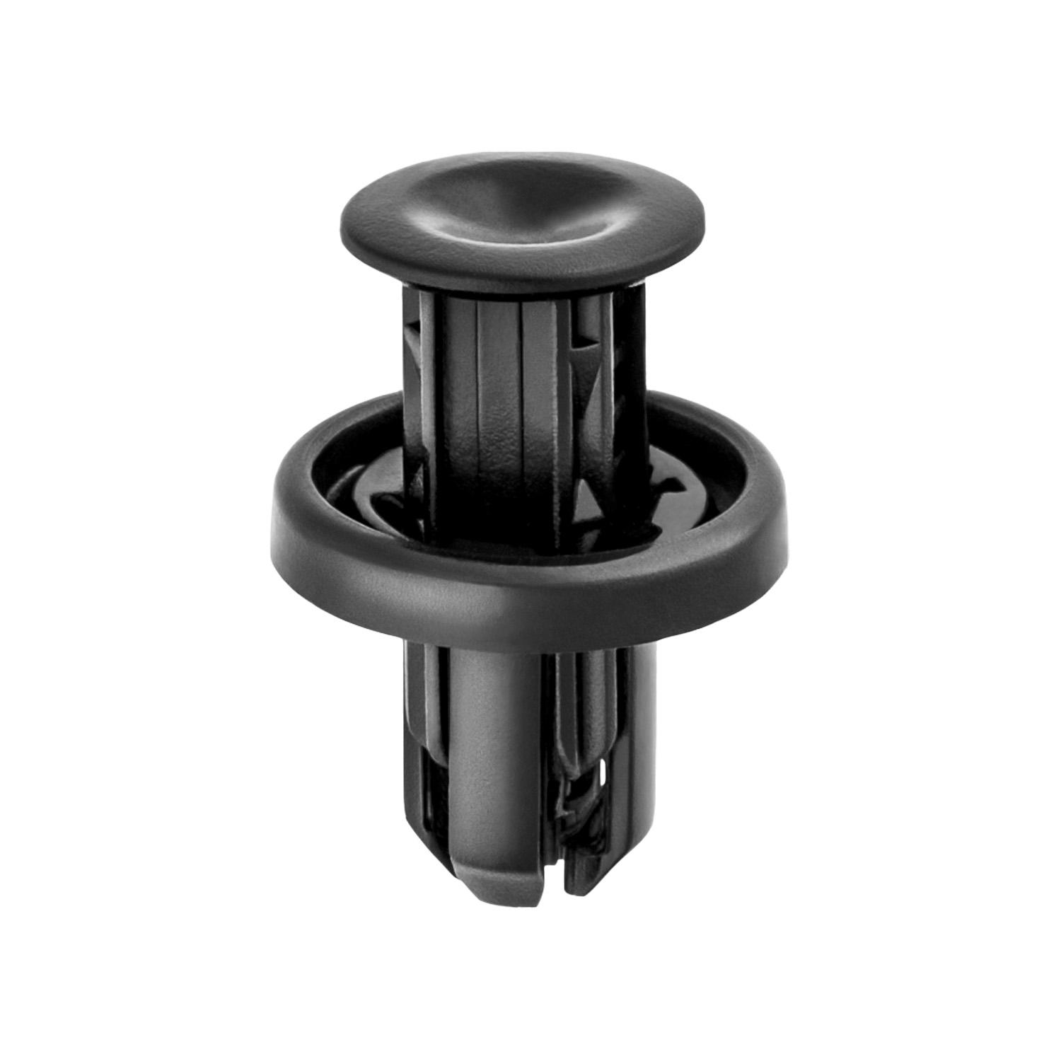 push-type retainer, black nylon