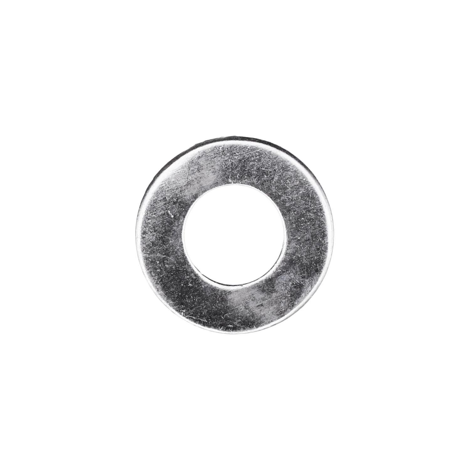 Auveco #3988 SAE Flat Washer – 3/8 Bolt Size, 13/32" ID, 13/16" OD, Zinc Finish, Pack Of 100