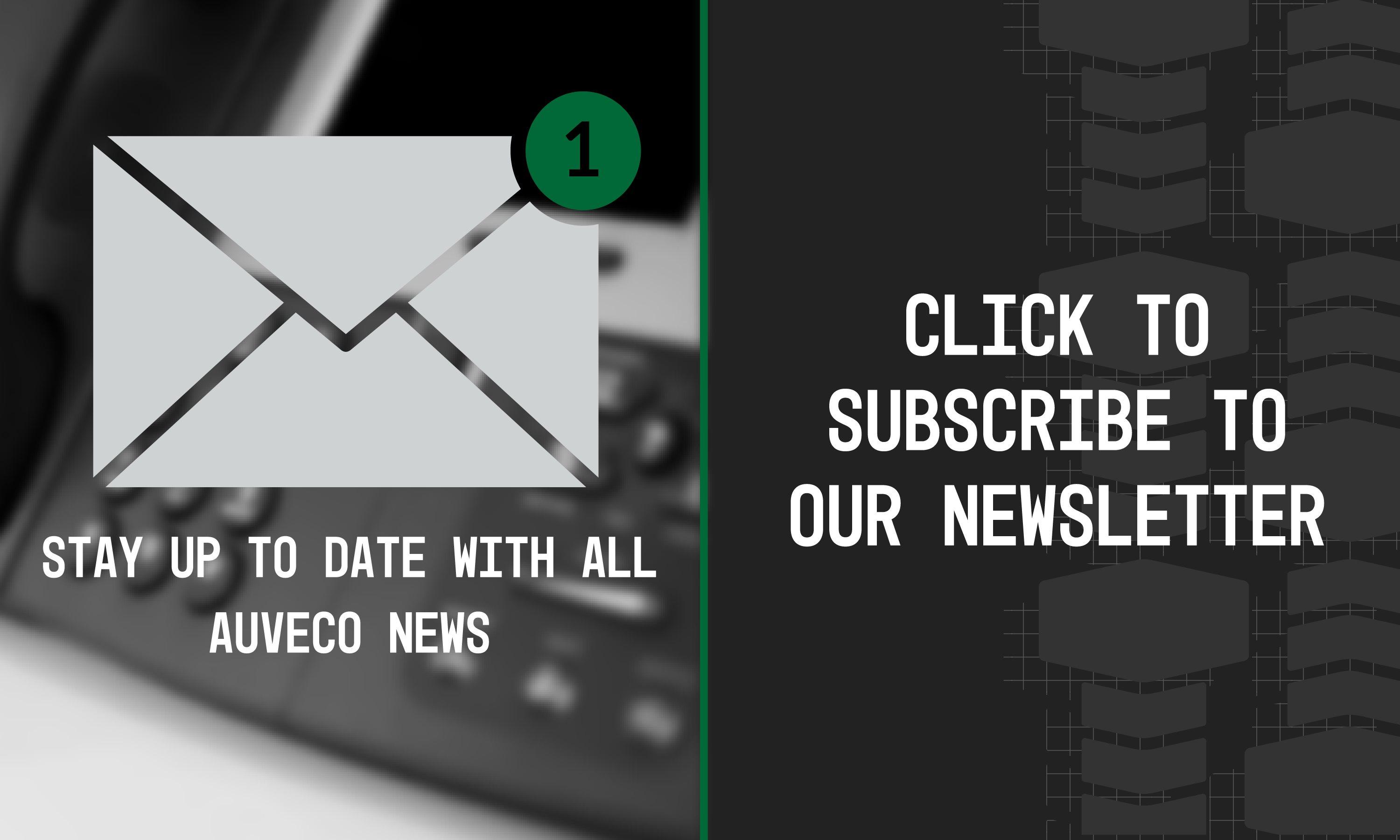 Auveco's Email subscription banner iamage